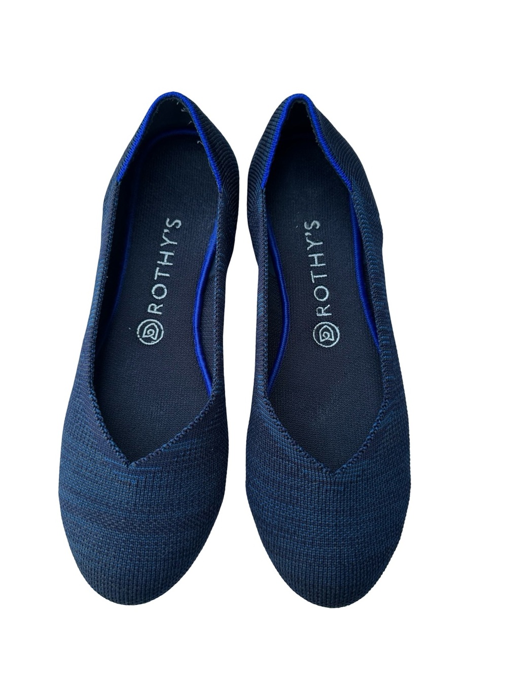 Rothy's Navy Knit Ballet Flats
